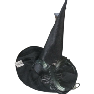 כובע מכשפה מפואר לתחפושת