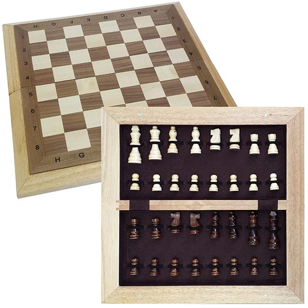 לוח שחמט עץ