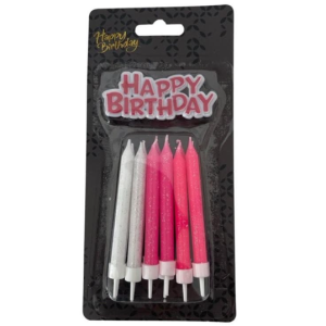 נרות יום הולדת צבעוניים