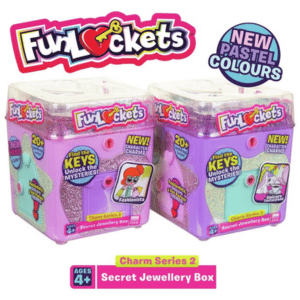 פאן לוקטס הקופסה הסודית, קופסאותבצבע ורוד וסגול מלאות בהפתעות