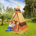 אוהל משחק אינדיאני לילדים מתאים למשחק בבית או בחוץ