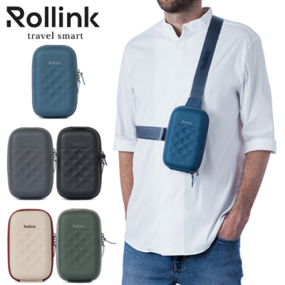 רולינק תיק קטן קשיח לנסיעות rollink