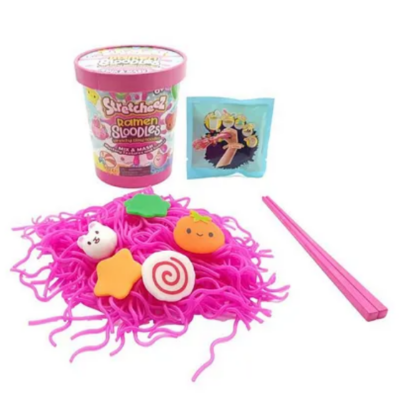 סליים צבעוני במראה אטריות רמן Stretchy Ramen Sloodles