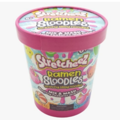 סליים צבעוני במראה אטריות רמן Stretchy Ramen Sloodles