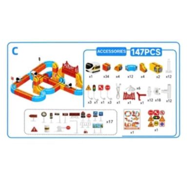 רכבת מגנטית על מסלול DIY עם טכנולוגיית Suspension ו-Suction לנסיעה הפוכה