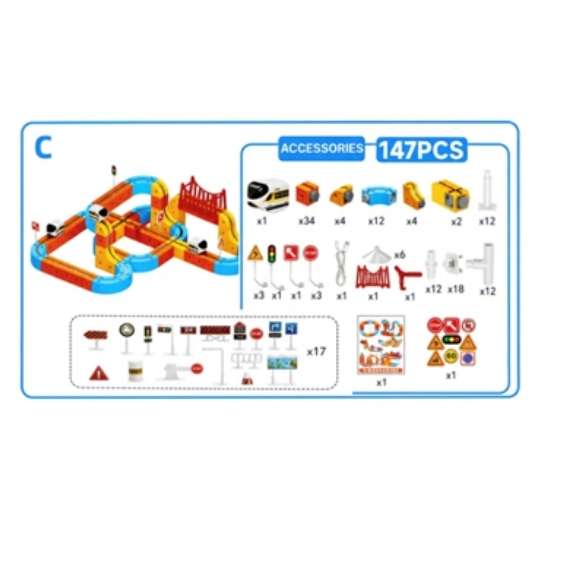 רכבת מגנטית על מסלול DIY עם טכנולוגיית Suspension ו-Suction לנסיעה הפוכה
