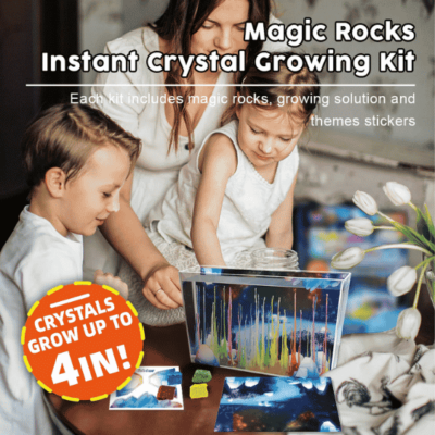 ערכת גידול קריסטלים Magic Crystal STEM לילדים ונוער