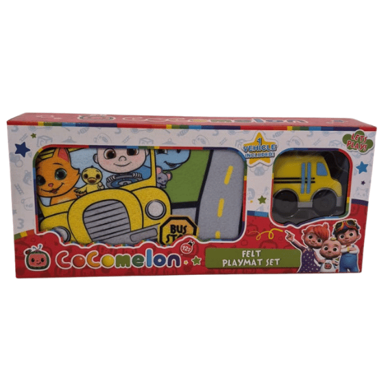 שטיח משחק קוקומלון מלבד עם אוטובוס צהוב