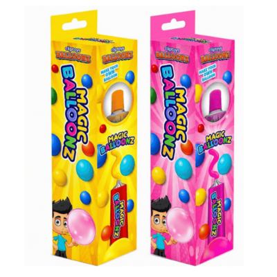 ג'ל בלונים Magic Balloonz בצהוב, ורוד וכחול